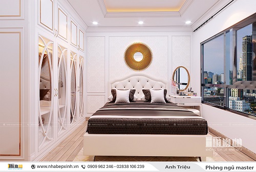 Phòng ngủ Master sang trọng tại Emerald Celadon City 72m2 - NBX444